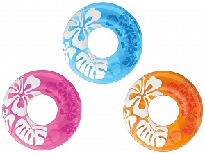 Надувной круг цветной 91 см., от 9 лет, 3 цвета (Intex, с59251)